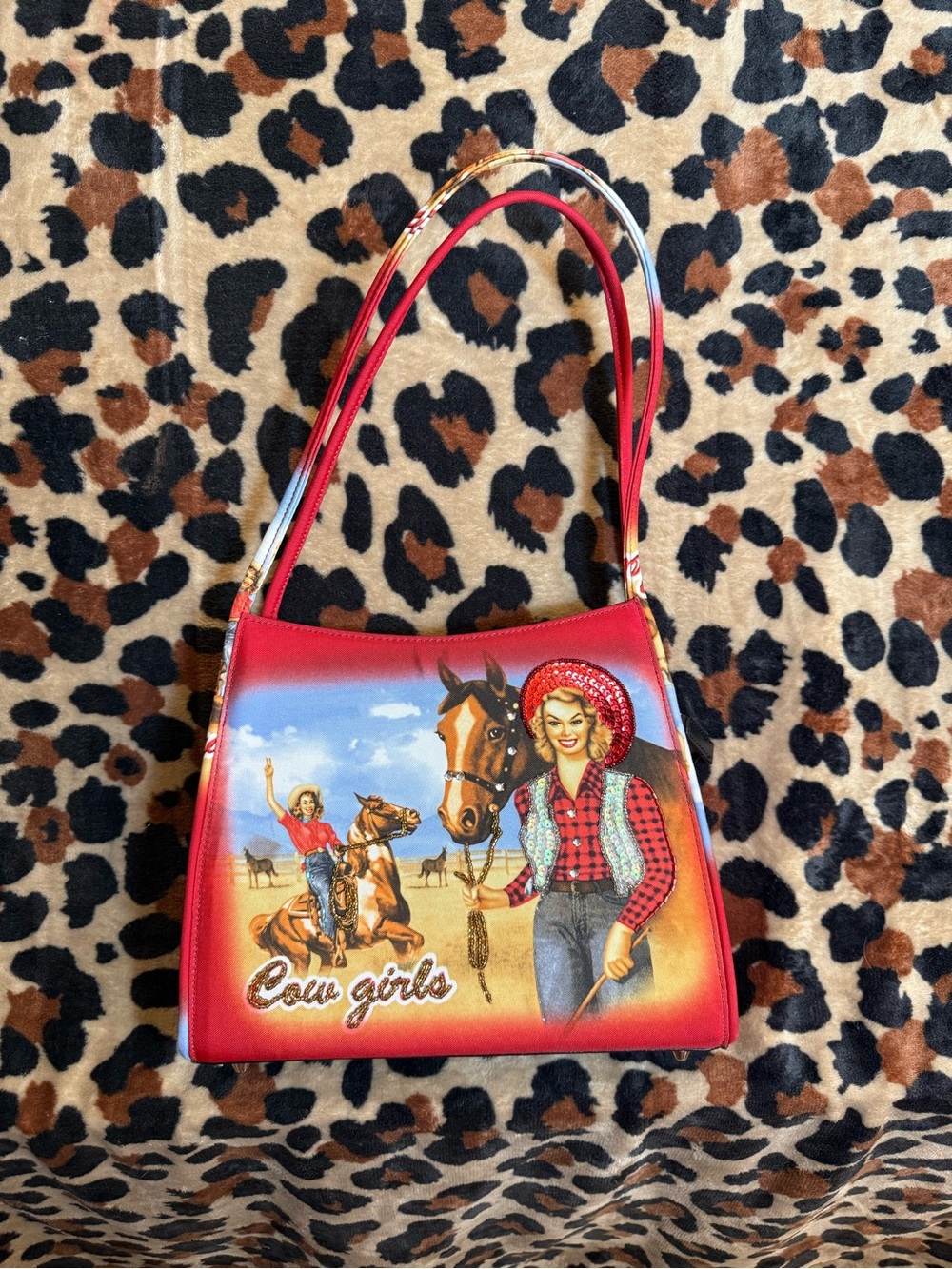 Cowgirl Red Shoulder Bag